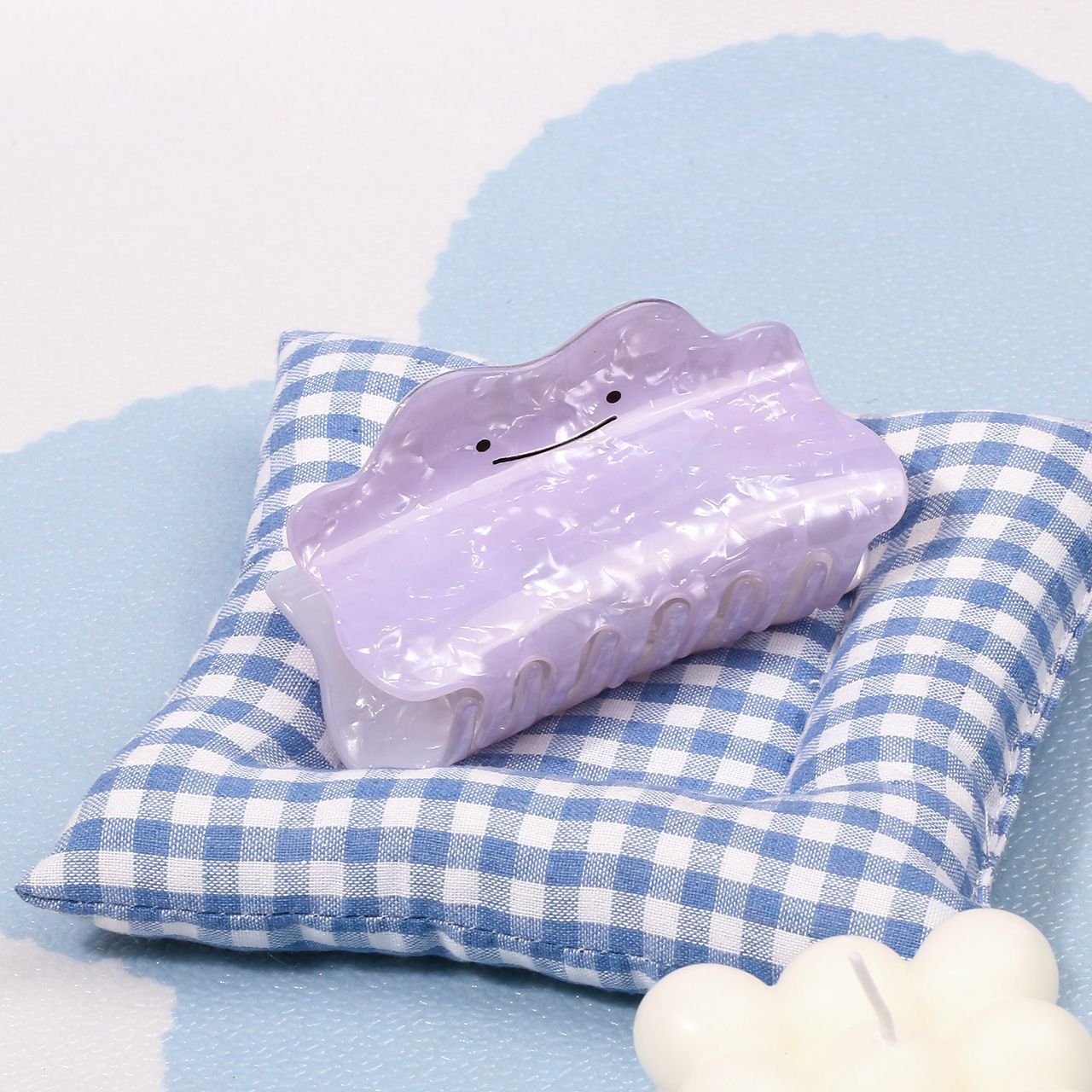 Cosplay Prop Diy - Pokémon Ditto Haarclip Paars Schattig Meisjes