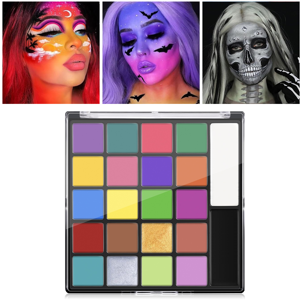 Cosplay Prop Paint - 22-kleuren gezicht bodypainting kit voor kinderen