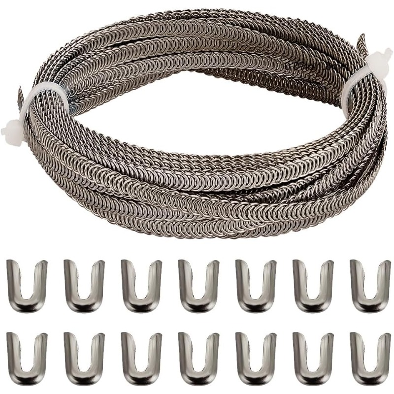 Boning Corset Steel - 5 yards spiraal metalen baleinen platte