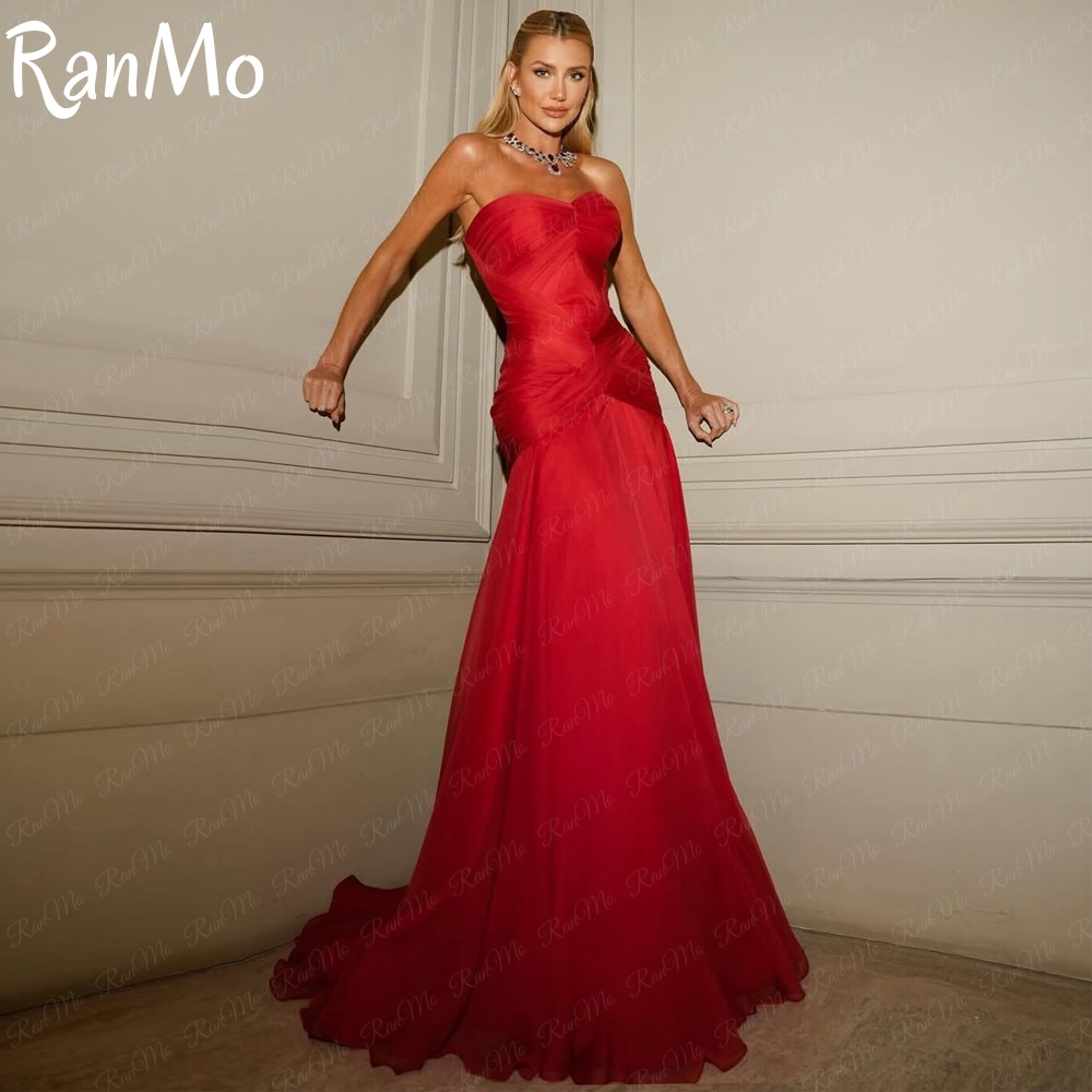 Briar Cosplay Prop - Ranmo 2025 Rode Glanzende Avondjurken Sweetheart