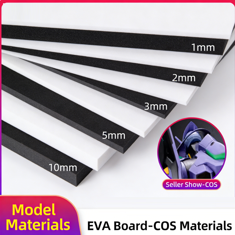 Cosplay Props Eva Foam - 38-graden zwart EVA schuim materiaal voor