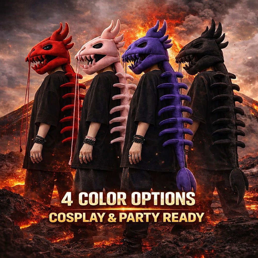 Dinosaurus Skelet Pluche Hoofd - Cosplay Prop Pattern recensie en prijs