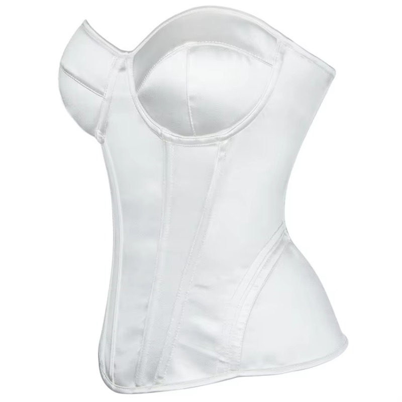 Witte korset voor dames, overb - Boning Corset Steel recensie en prijs
