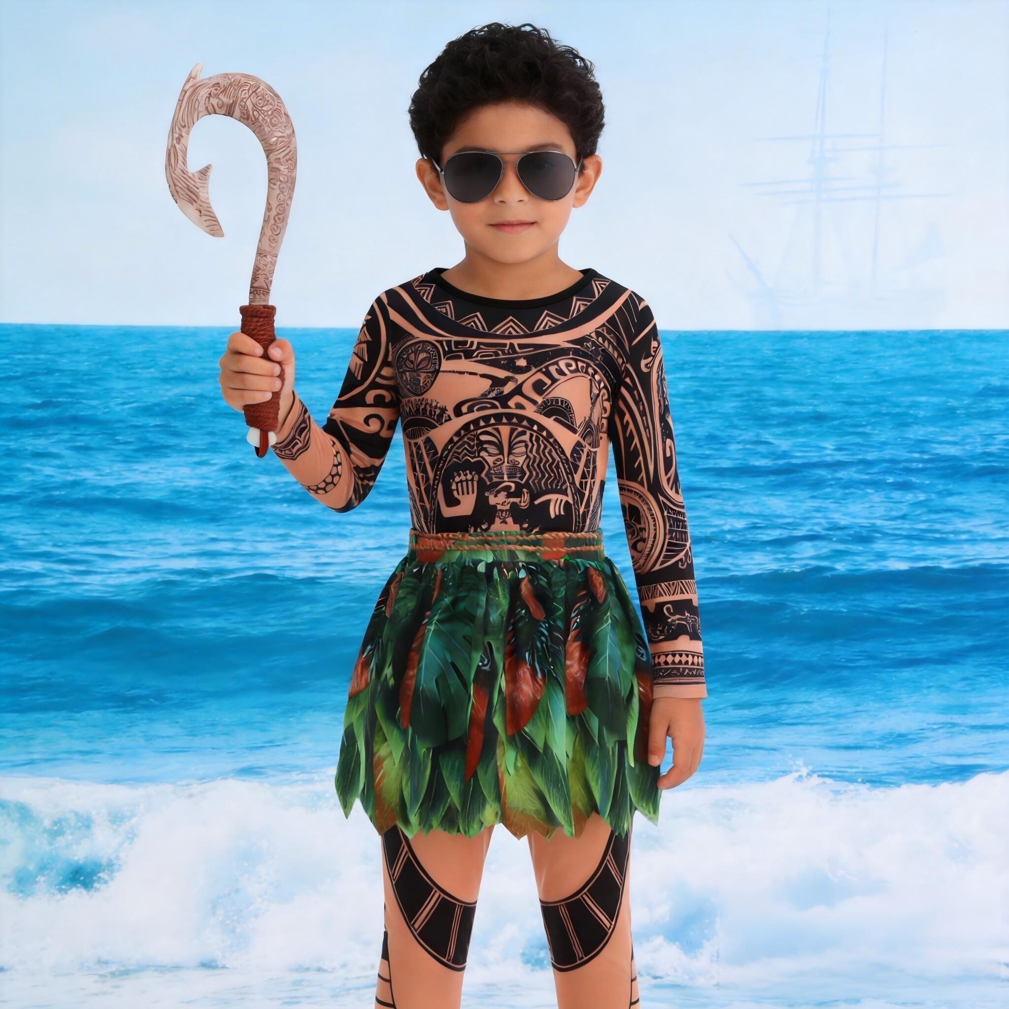 Zomer Moana Maui Kids Jongensk - Cosplay Prop Pattern recensie en prijs