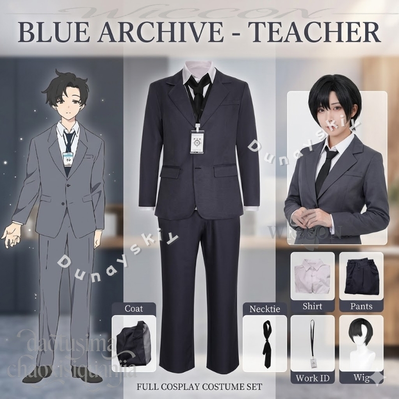 Leraar Sensei Cosplay Kostuum  - Cosplay Prop Business recensie en prijs