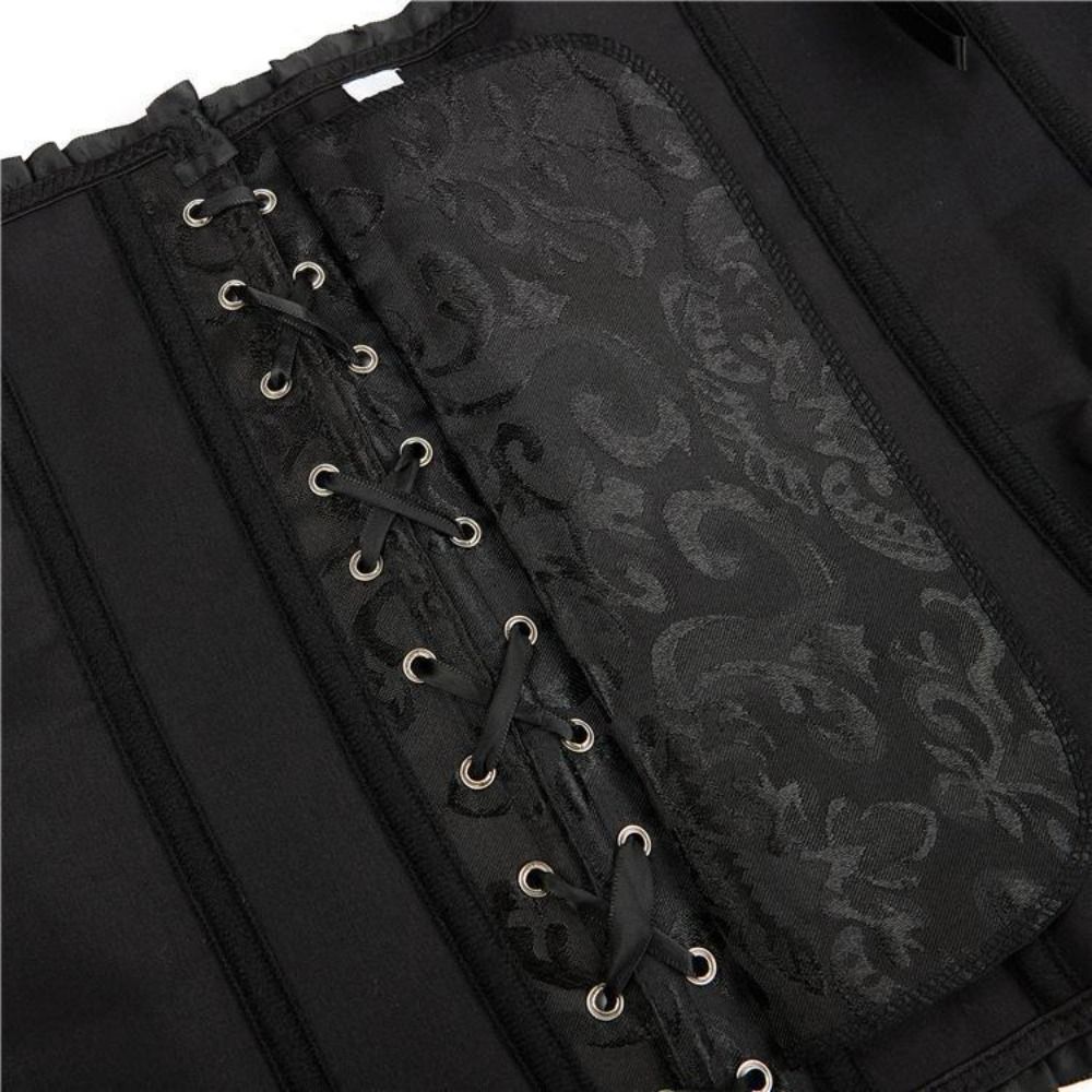 Rits-jacquard onderbuste corse - Boning Corset Steel recensie en prijs