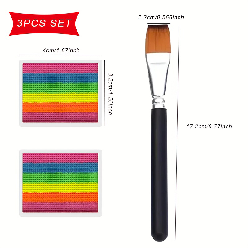 Regenboog gezichts- en lichaam - Cosplay Prop Paint recensie en prijs