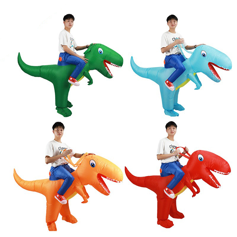 Opblaasbaar pak Rijdende dinos - Cosplay Prop Business recensie en prijs