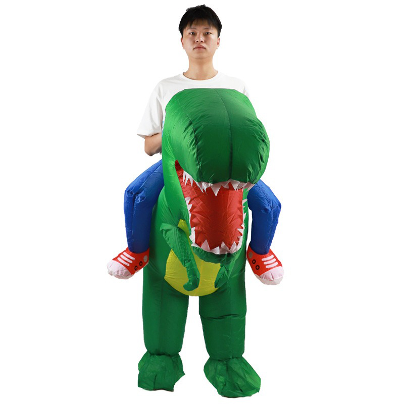 Opblaasbaar pak Rijdende dinos - Cosplay Prop Business recensie en prijs