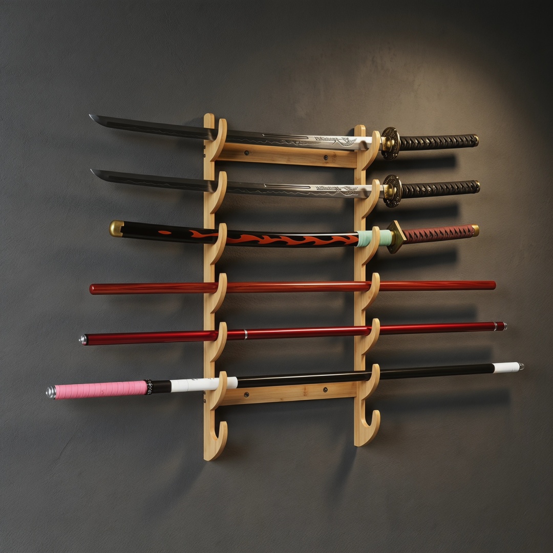 1-8 Laags Houten Zwaardhouder  - Cosplay Prop Display recensie en prijs